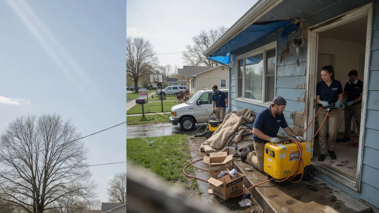 Basement Flood Cleanup in Feesburg, OH near me